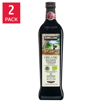 Kirkland Signature organic Modena balsamic vinegar 2-pack