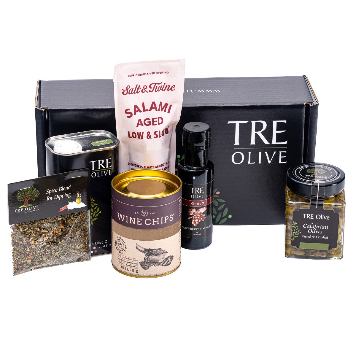 TRE Olive Merenda Gift Box gourmet gift set