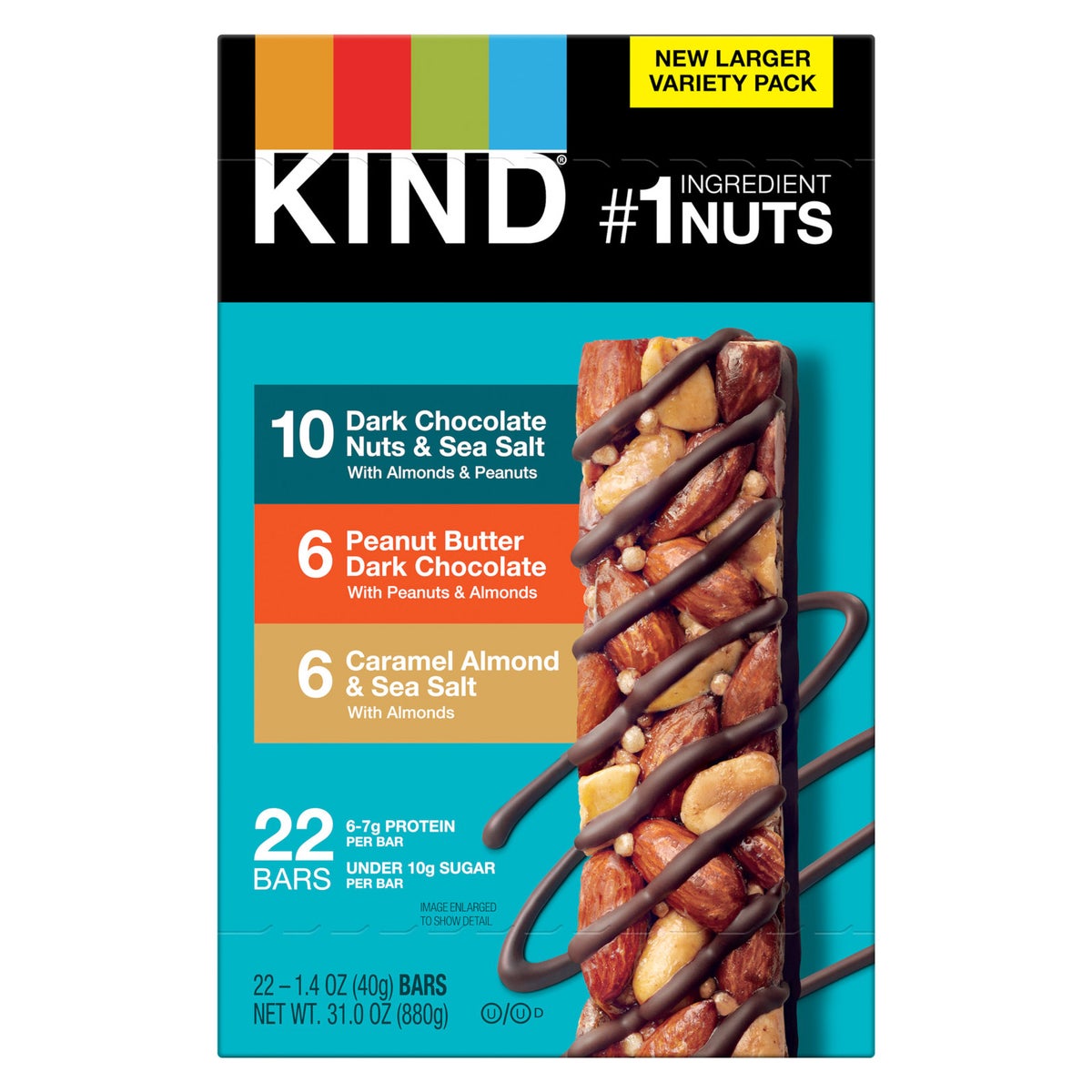 KIND Caramel Almond & Sea Salt nut bars