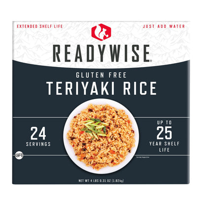 ReadyWise shelf-stable gluten-free meal kit for preparedness