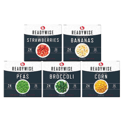 ReadyWise freeze dried fruit and vegetable assortment box set
