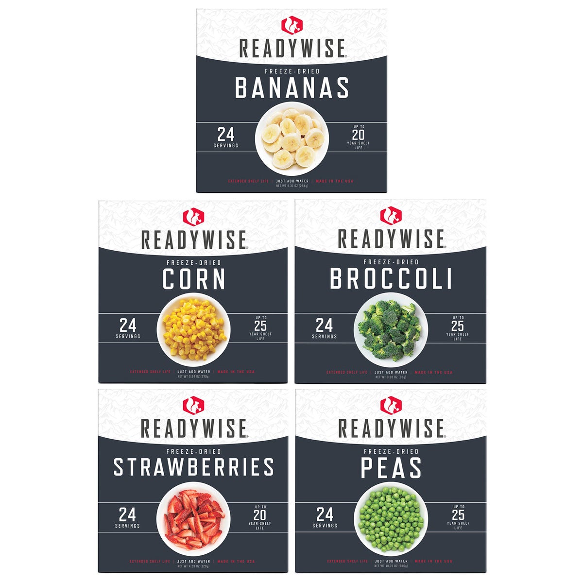 ReadyWise freeze dried pantry staples for preparedness