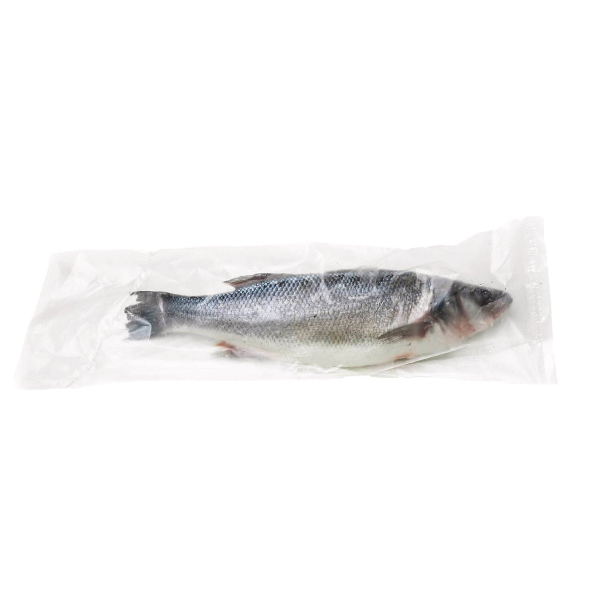 Head on branzino fish individually bagged