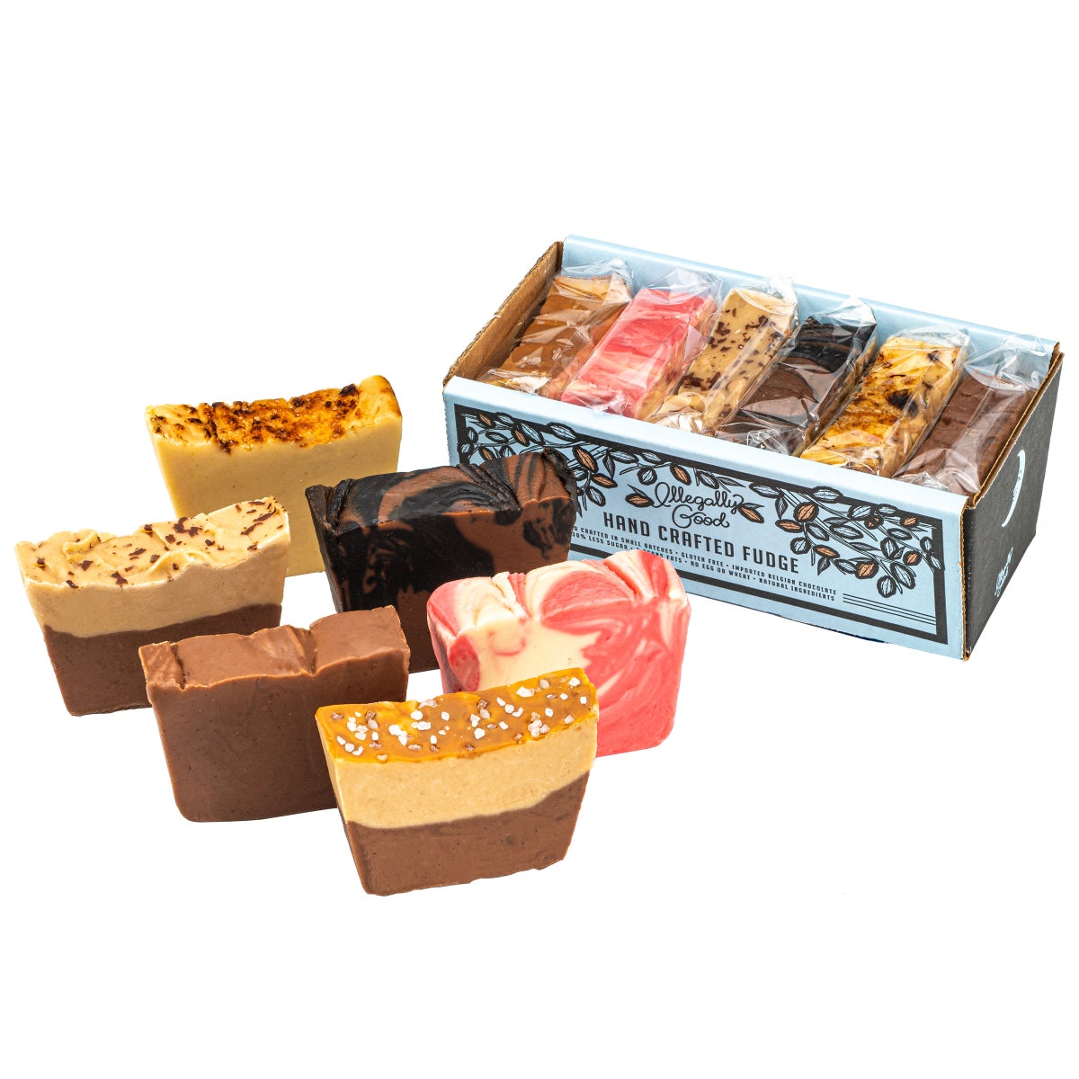 Chocolate Moonshine 6-count fudge variety pack