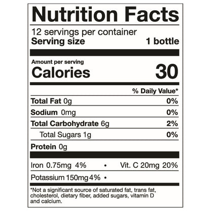 2 fl oz organic ginger turmeric booster shot bottle