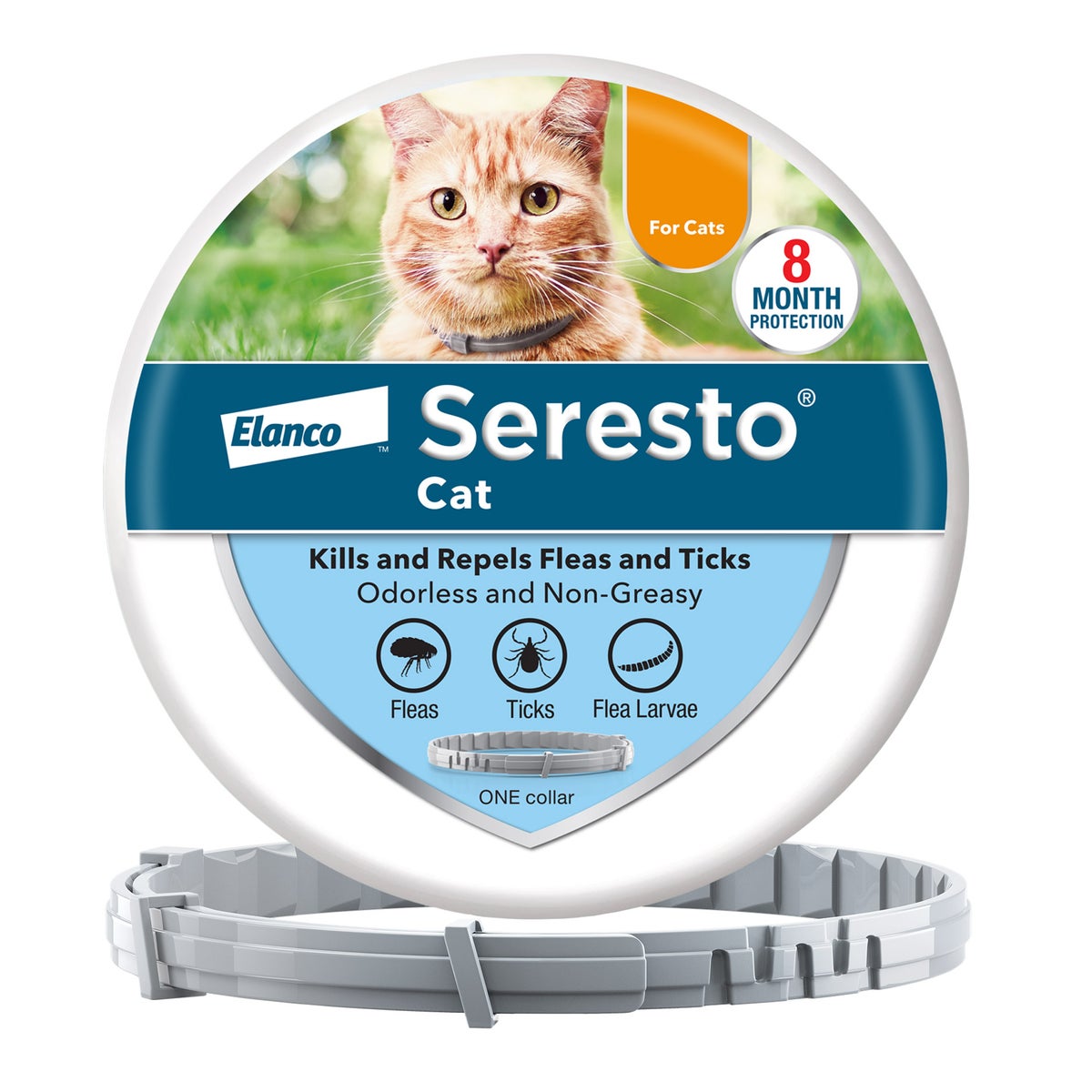Seresto flea and tick collar for cat