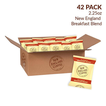 New England Coffee Breakfast Blend ground coffee packs