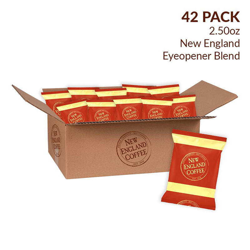 New England Coffee Eye Opener ground coffee packs