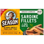 4.375 oz sardine fillets multi-pack in olive oil