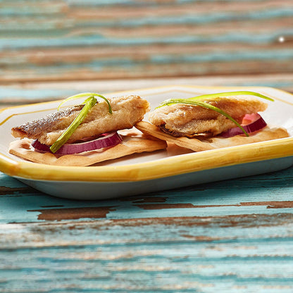 Wild caught skinless boneless sardines in 100% olive oil
