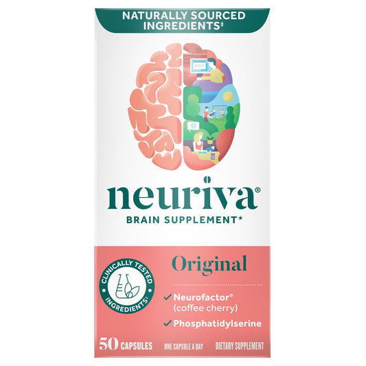 Neuriva Original brain supplement 50 capsules bottle