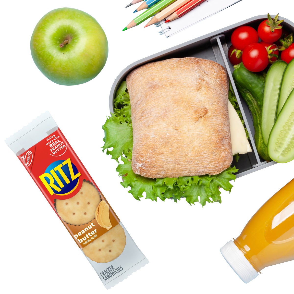 RITZ peanut butter cracker sandwiches family pack