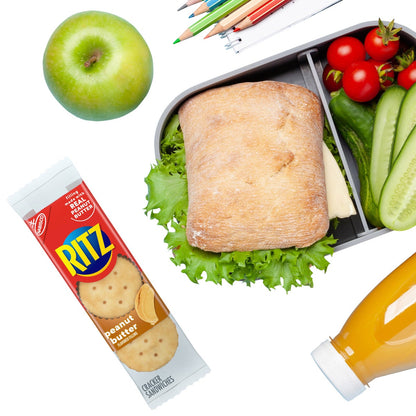 RITZ peanut butter cracker sandwiches family pack