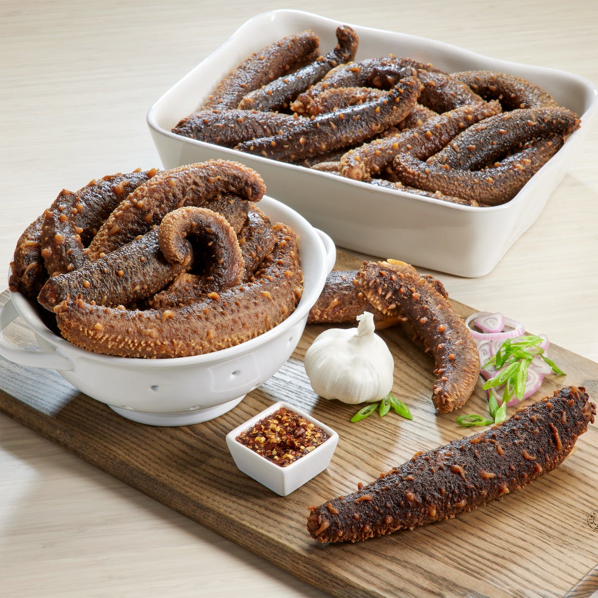 Wild Alaska whole cooked red sea cucumber 3 lb bag