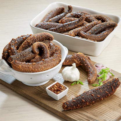 Wild Alaska whole cooked red sea cucumber 3 lb bag
