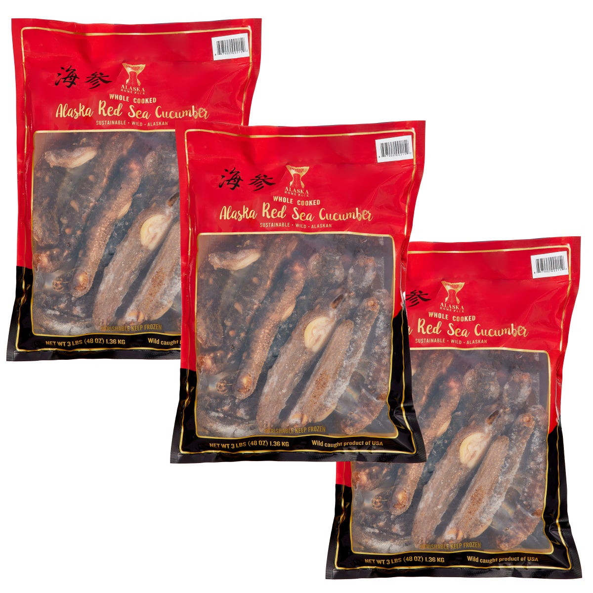 Alaska Glacier Seafoods sea cucumber bulk pack