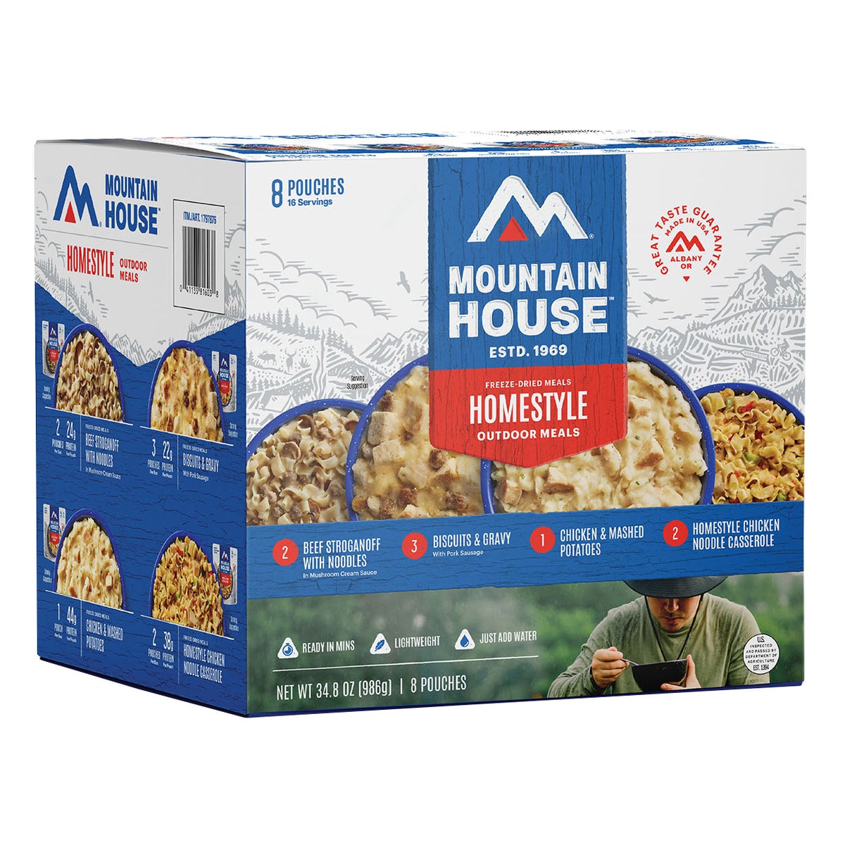 Mountain House emergency food kit 16 total servings