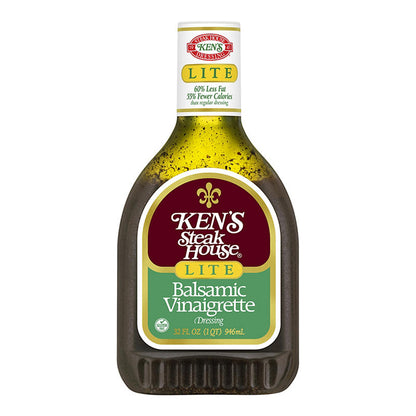Ken's Steak House balsamic vinaigrette dressing bottle