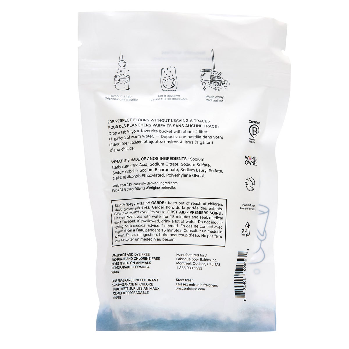 Value pack of 132 floor cleaner tabs