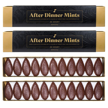 A'Cappella after dinner mints 2-pack box