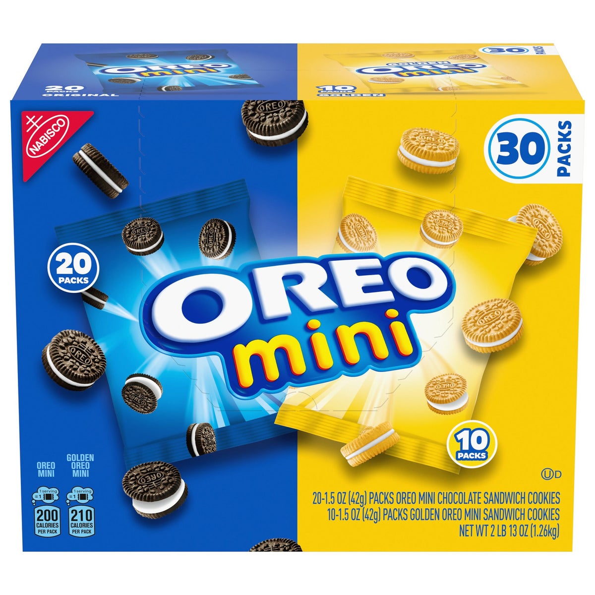 OREO mini sandwich cookies variety pack 30 count
