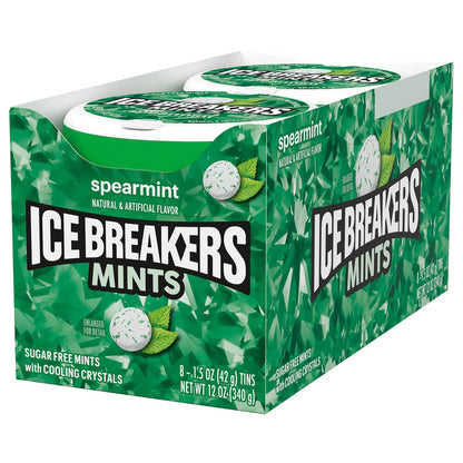 Ice Breakers spearmint sugar-free mints 8-pack