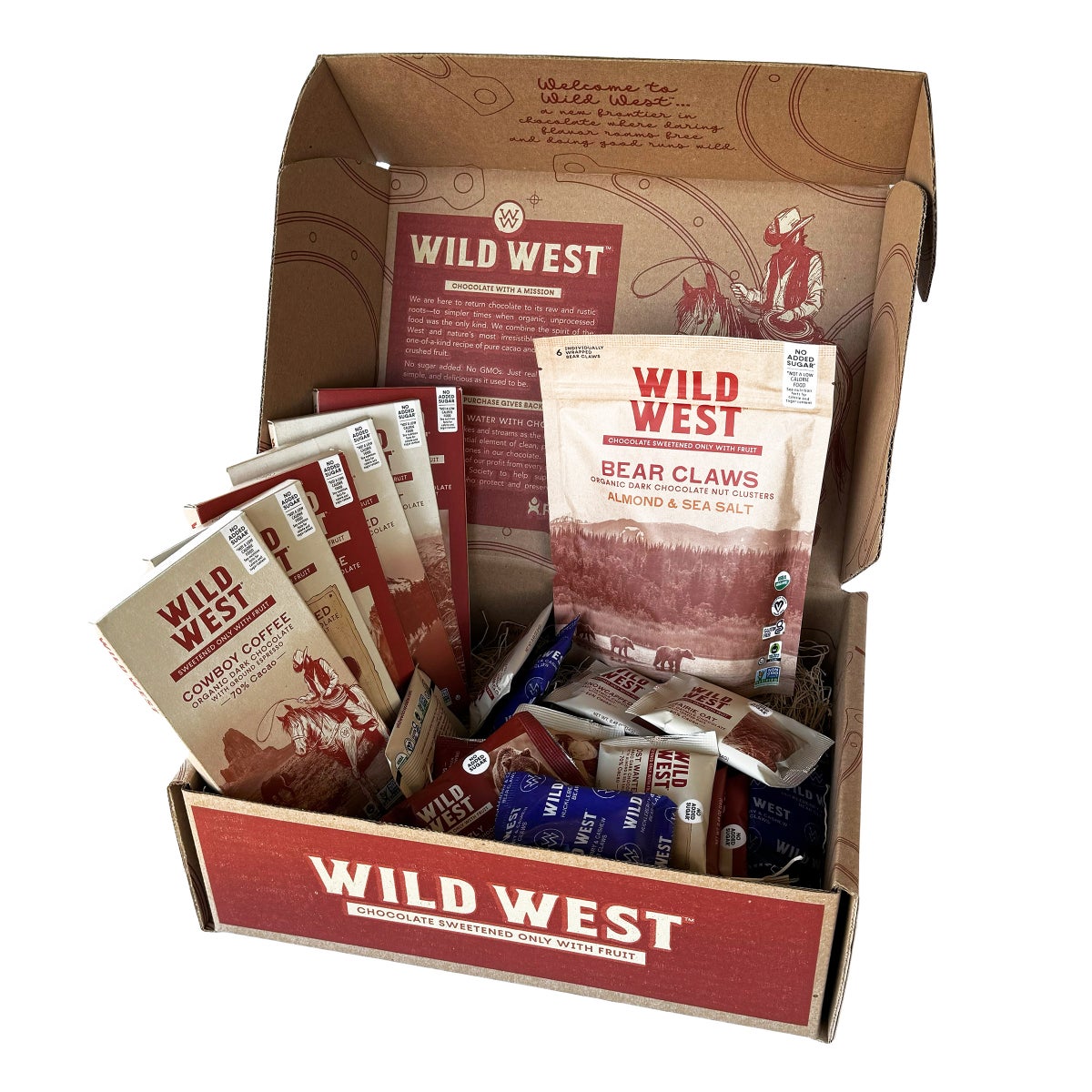 Wild West dark and oat milk chocolates