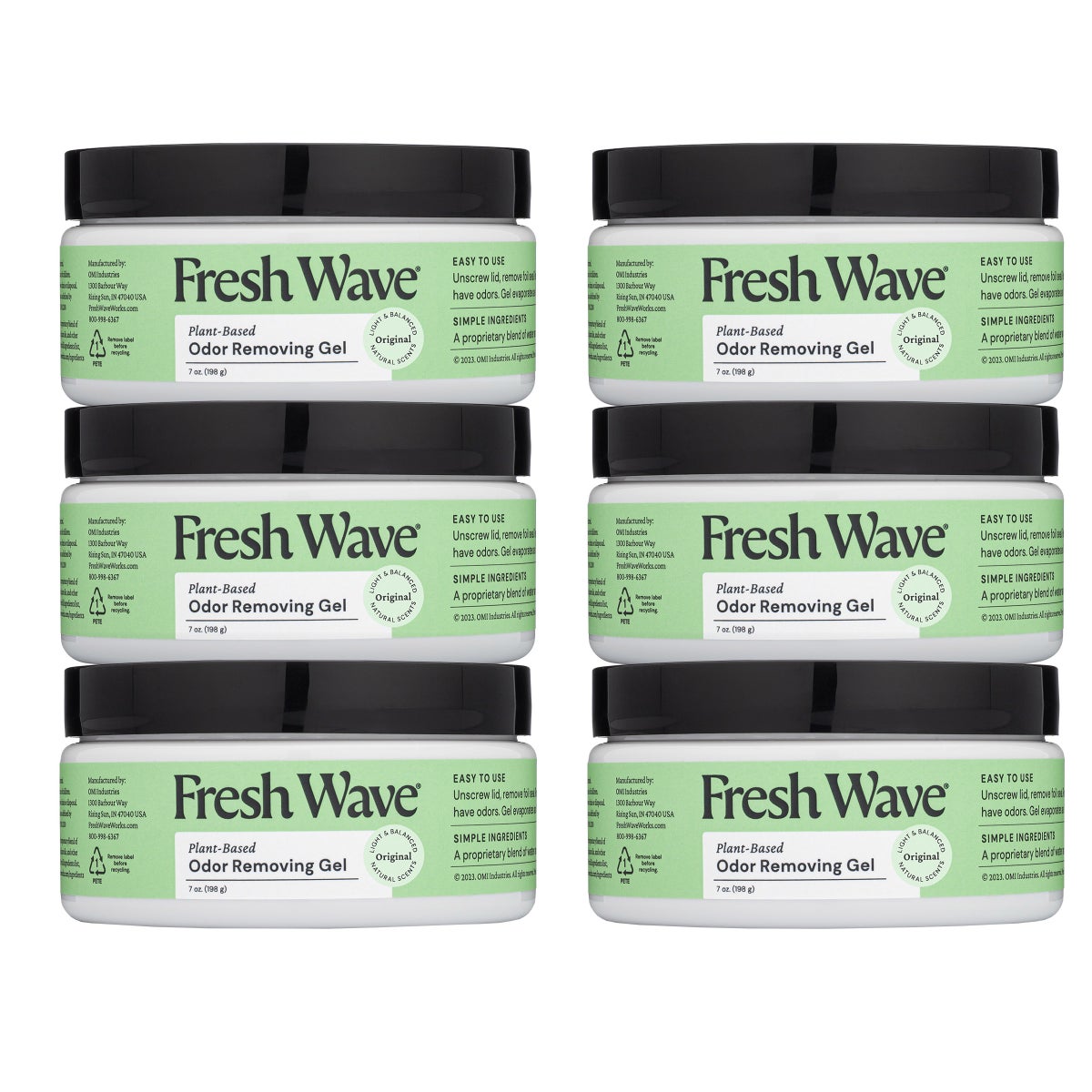 Fresh Wave Original odor removing gel 6-count