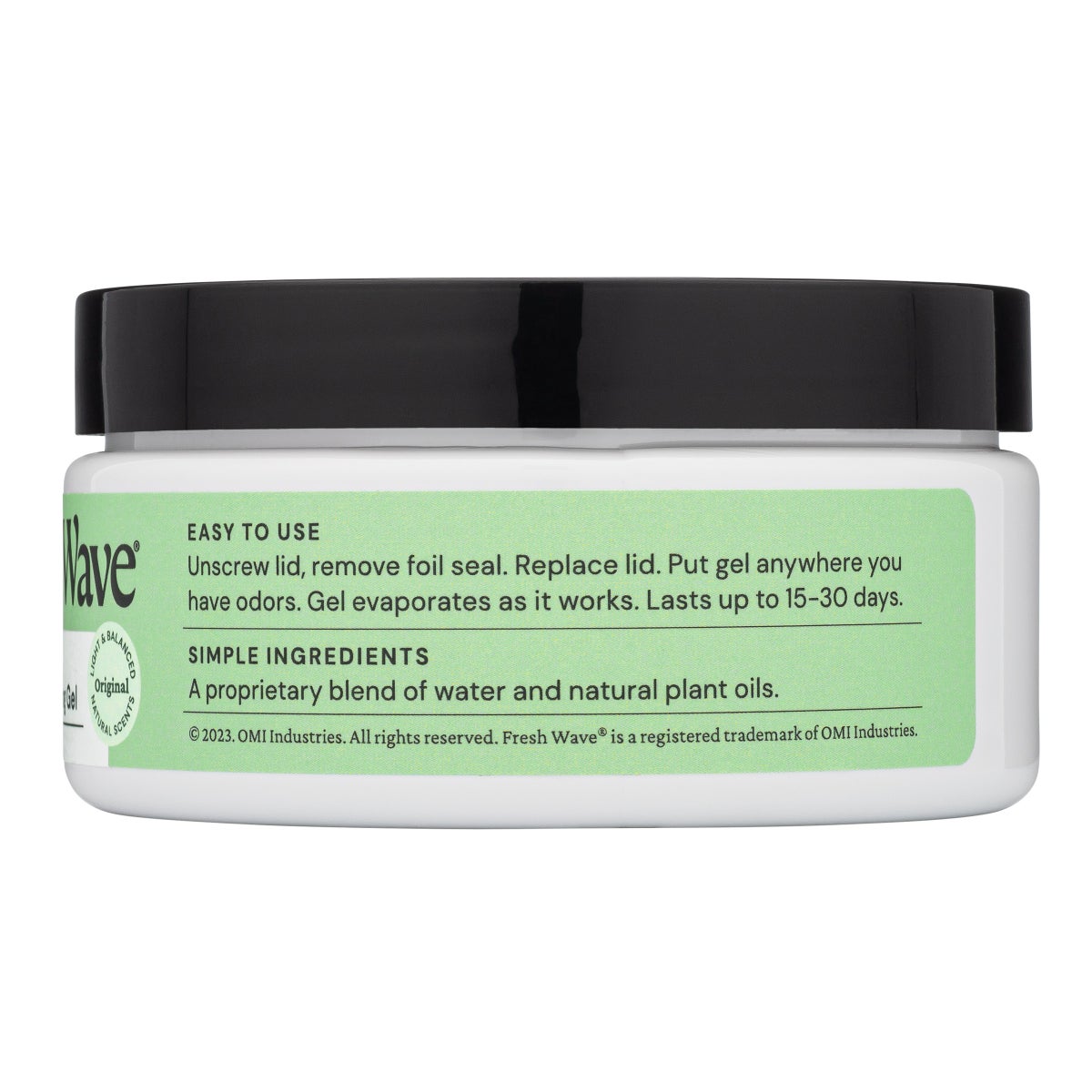 Plant-based Fresh Wave odor control gel