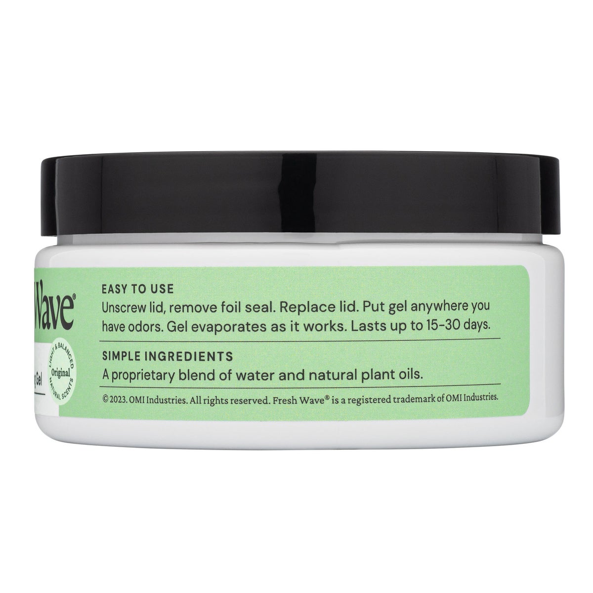 Plant-based Fresh Wave odor removing gel