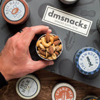 Cinnamon Butter Almonds in premium snack tin