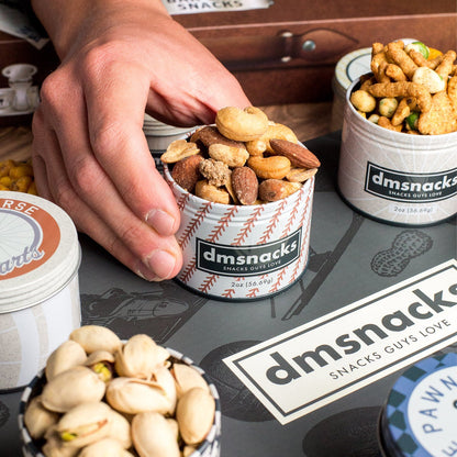Sweet and smoky snack blend in 2 oz tin