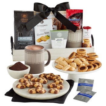 Coffee Tray Gift Set with Sumatra coffee and sweets