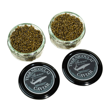Tsar Nicoulai Reserve Caviar 2-pack total 4 oz
