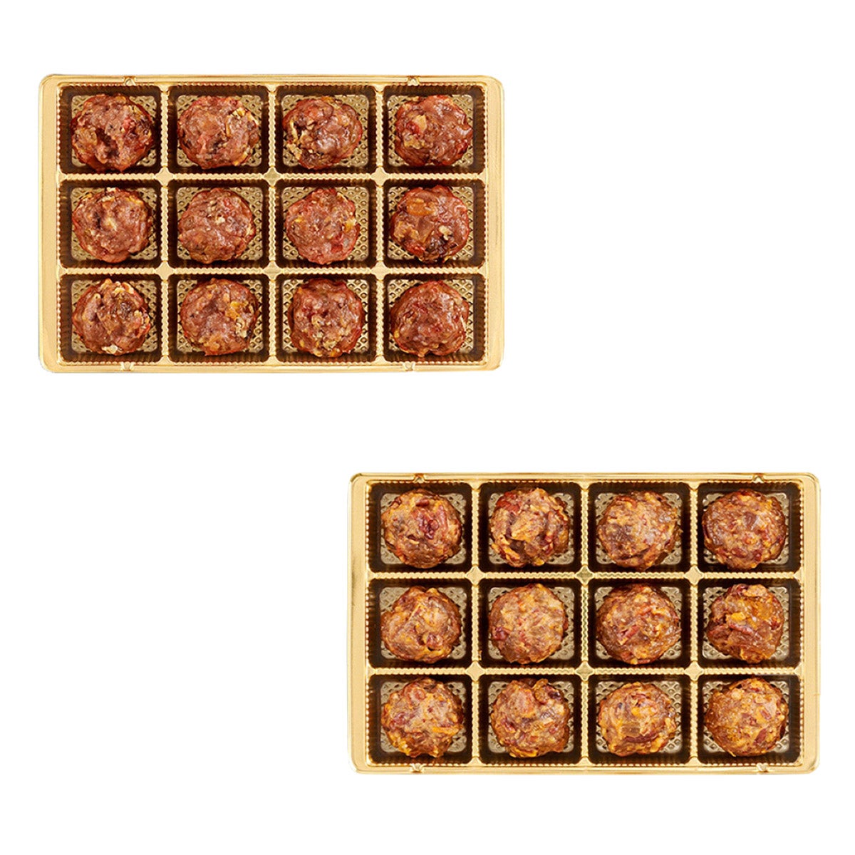 DeLuxe fruitcake bites in a bakery dessert package
