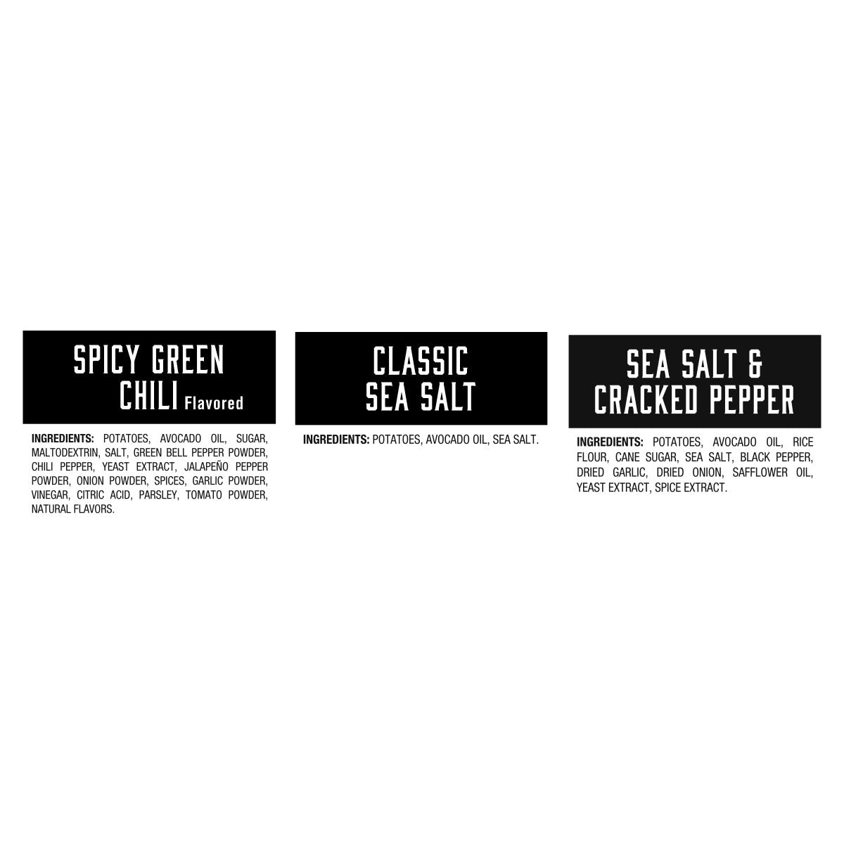 Single-serve Boulder Canyon potato chips snack pack