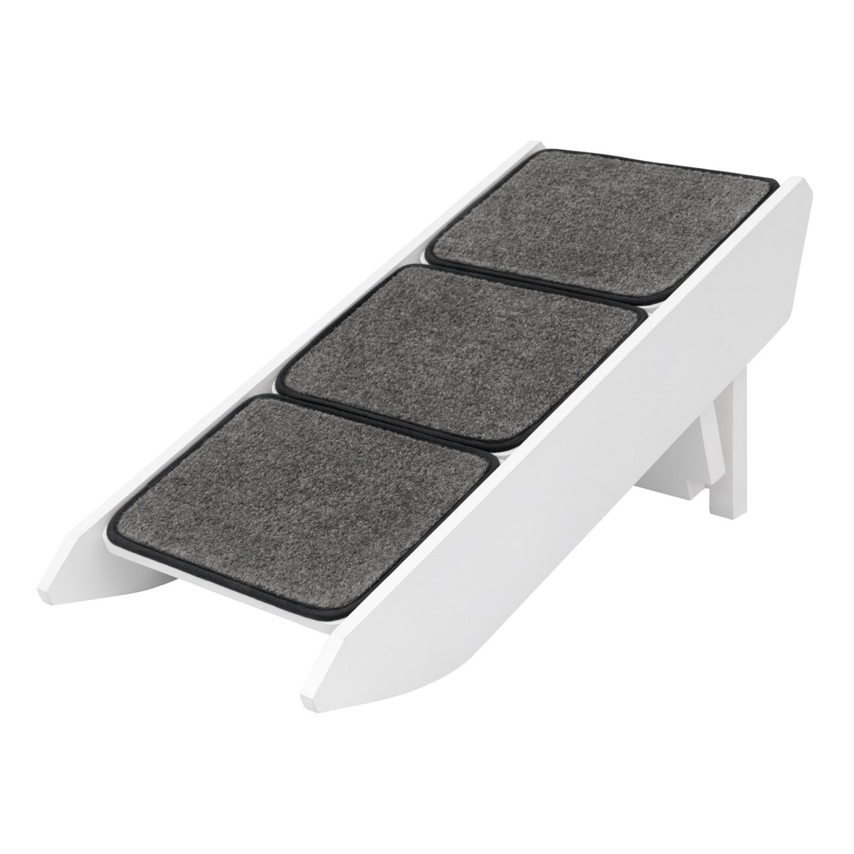 Non-slip carpet tread on pet steps