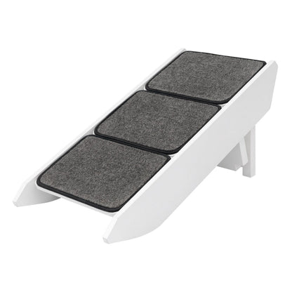Non-slip carpet tread on pet steps