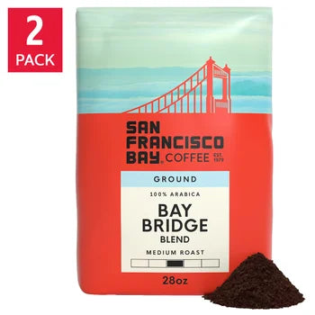 San Francisco Bay Coffee Bay Bridge Blend ground coffee 2-pack