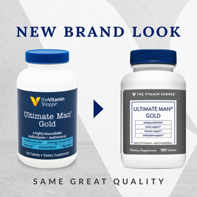 Ultimate Man Gold men's multivitamin, 180 tablets