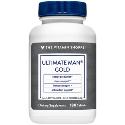 Ultimate Man Gold 180-tablet wellness supplement