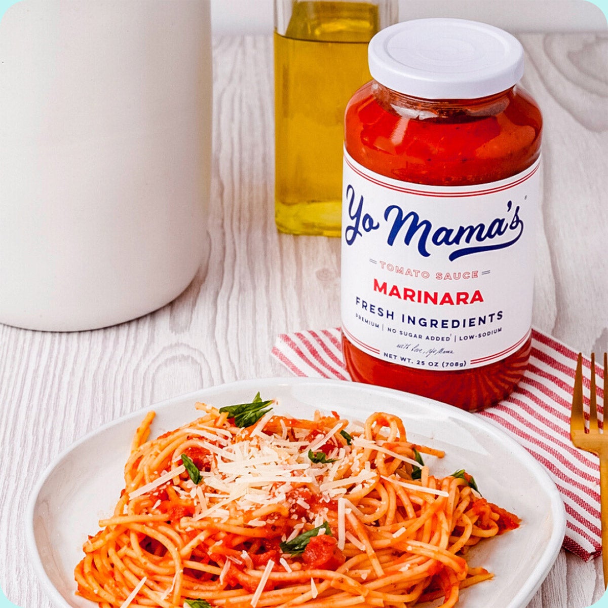Gluten-free vegan pasta sauce set