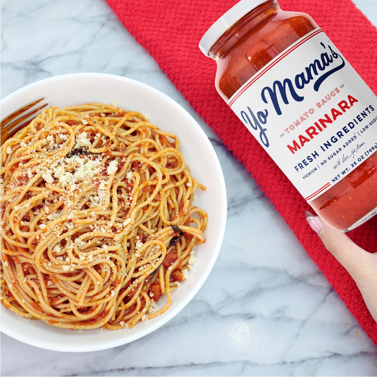 Pantry pasta sauce 3-pack from Yo Mama's