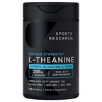 Sports Research L-Theanine 200 mg softgels bottle