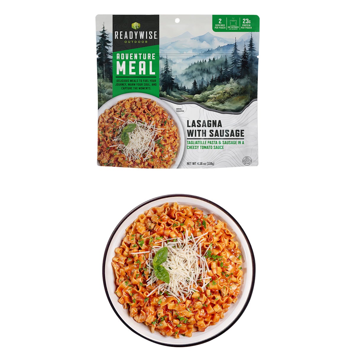 ReadyWise ready in minutes just add water meal kit