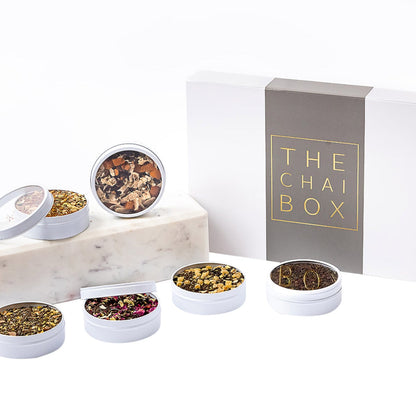 Loose leaf chai sampler gift set by The Chai Box