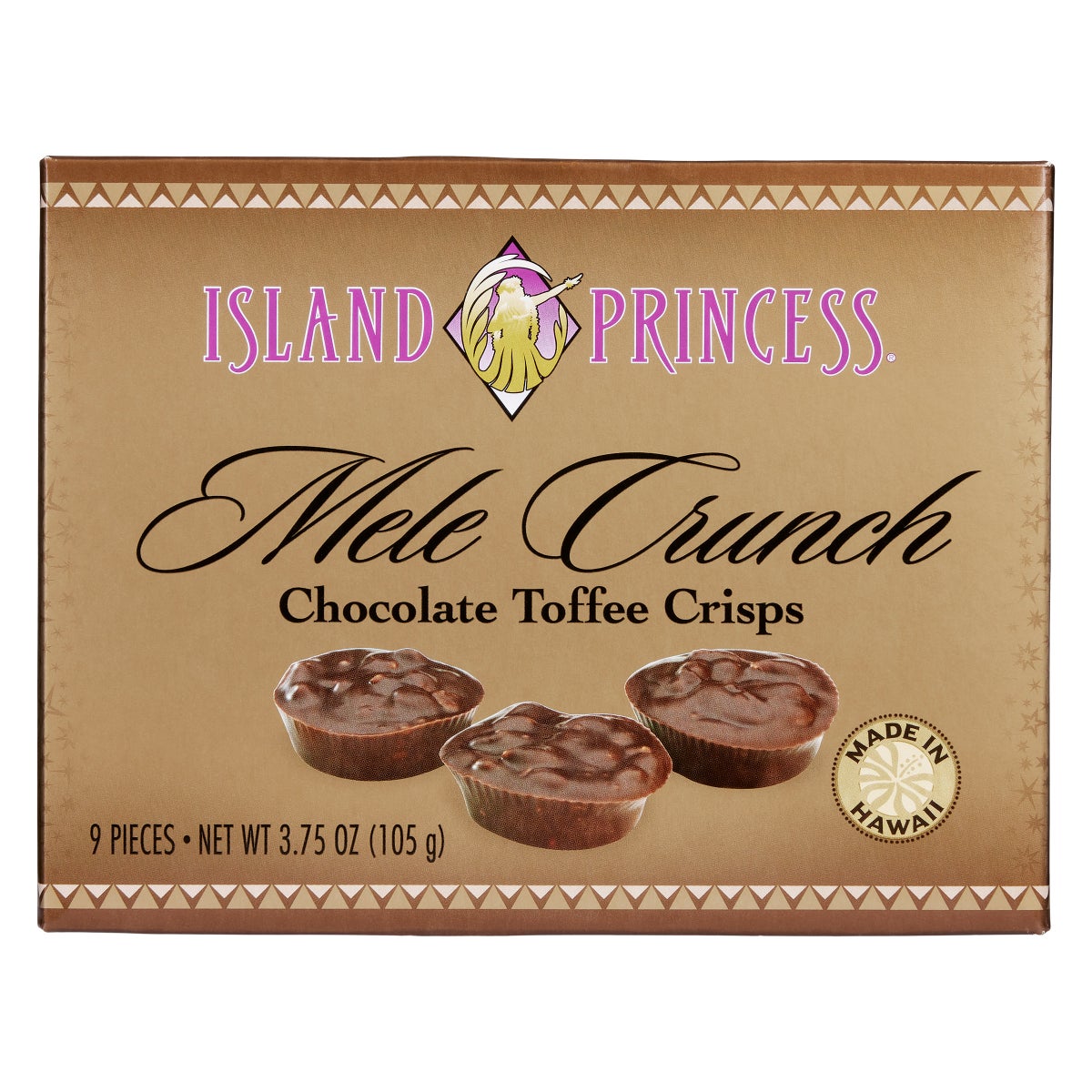 Island Princess candy boxes with crispy rice bites