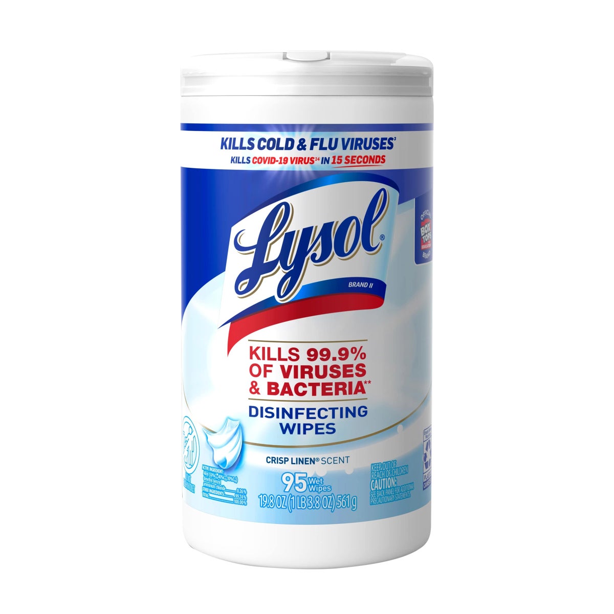 Lysol cleaning wipes multi-pack for household surfaces