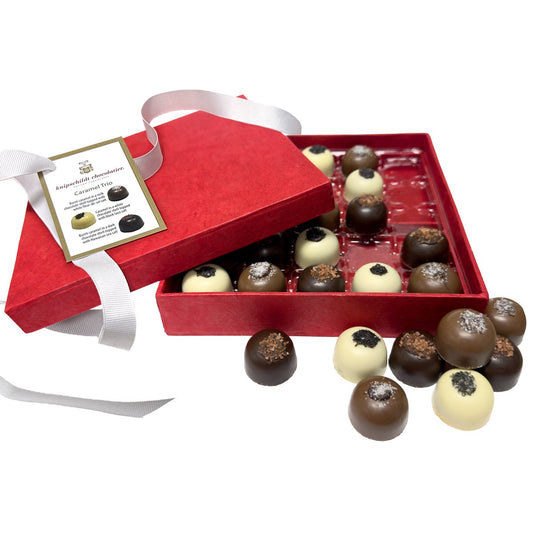 Knipschildt caramel chocolate trio assorted box