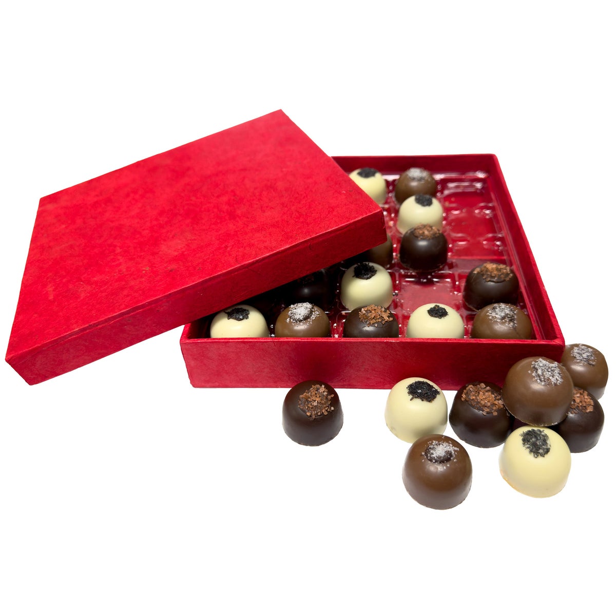 Knipschildt chocolate trio white milk dark pieces